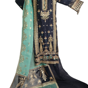 Maria.B Royal Blue Organza 3pcs