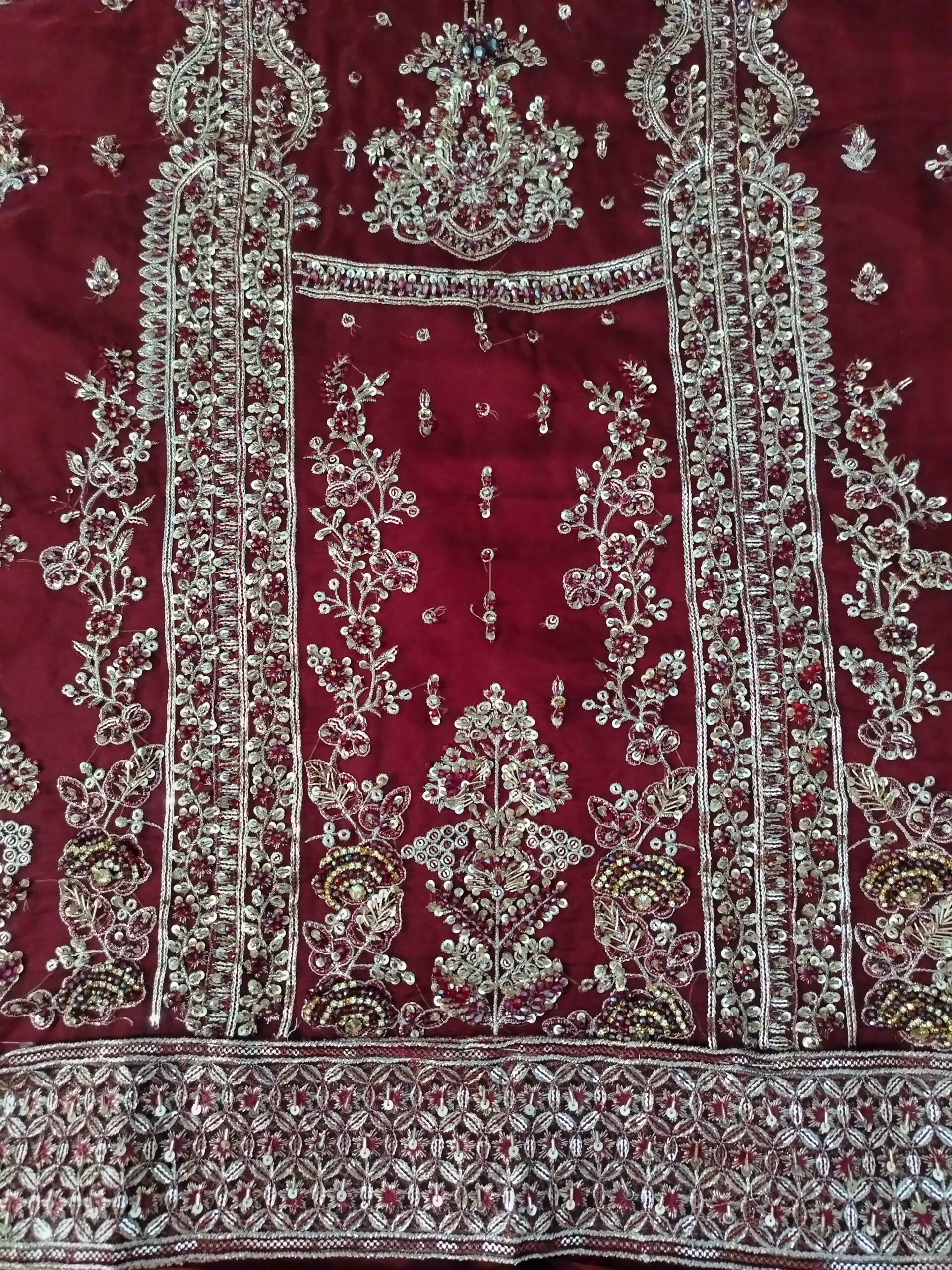 MariaB Wedding wear-Party wear Mehroon Color