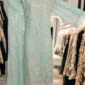 Khirad Aqua Net Hand Work 3pcs